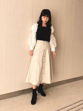 𝐑𝐈𝐎さん（レディース・161cm）の冬コーディネート