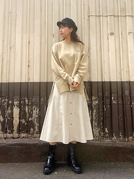 𝐑𝐈𝐎さん（レディース・161cm）の冬コーディネート