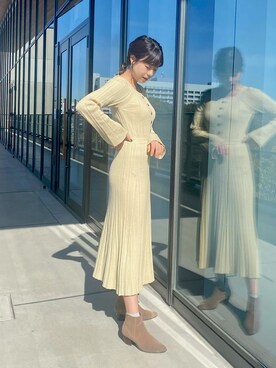 𝐑𝐈𝐎さん（レディース・161cm）の冬コーディネート