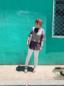 nisikihana( ◡̈)งさん（レディース・163cm）の夏コーディネート