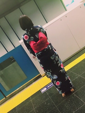「応援」｜さくらんぼさん（レディース・168cm）の夏コーディネート