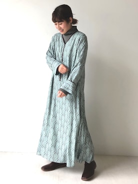 「Bab（バブ）のアイテム（ワンピース/ドレス）」を使った、aykiiさん（レディース・154cm）の冬コーディネート