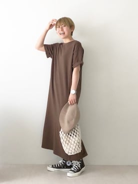 「Bab（バブ）のアイテム」を使った、aykiiさん（レディース・154cm）の春コーディネート