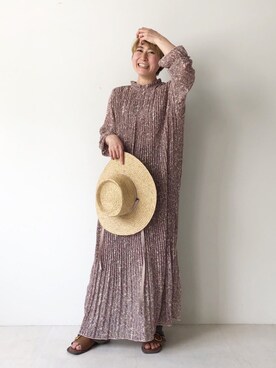 「Bab（バブ）のアイテム（サンダル）」を使った、aykiiさん（レディース・154cm）の春コーディネート