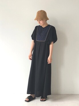 「Bab（バブ）のアイテム（サンダル）」を使った、aykiiさん（レディース・154cm）の夏コーディネート