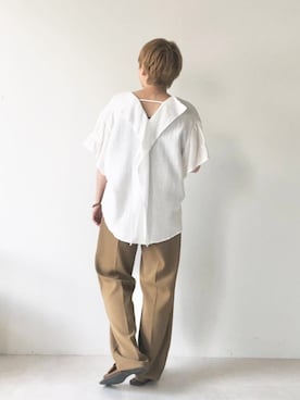 「Bab（バブ）のアイテム（サンダル）」を使った、aykiiさん（レディース・154cm）の夏コーディネート