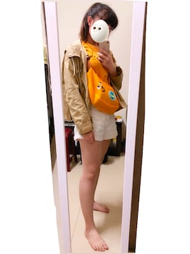 「yellow」｜「アイテム（ブルゾン）」を使った、Boiled eggさん（レディース・161cm）の秋コーディネート