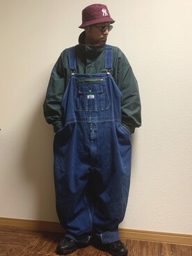 「古着好きな人と繋がりたい」｜「アイテム（マウンテンパーカー）」を使った、KenBooさん（メンズ・168cm）の春コーディネート