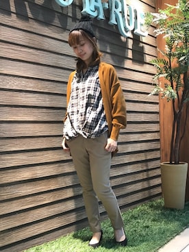 「DRESKIP（ドレスキップ）のアイテム（パンプス）」を使った、hassssyさん（レディース・168cm）の秋コーディネート