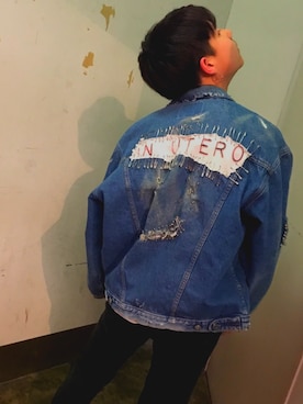 「NIRVANA（ニルヴァーナ）のアイテム（ジャケット/アウター）」を使った、payさん（メンズ・165cm）の冬コーディネート