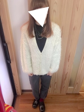 「ARROW（アロー）のアイテム（パンツ）」を使った、kum!さん（レディース・160cm）の冬コーディネート