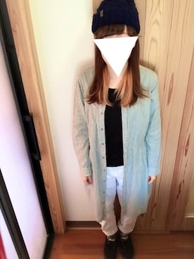 「アイテム（シャツワンピース）」を使った、kum!さん（レディース・160cm・20代）の春コーディネート