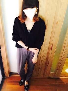 「アイテム（イヤリング）」を使った、kum!さん（レディース・160cm・20代）の秋コーディネート