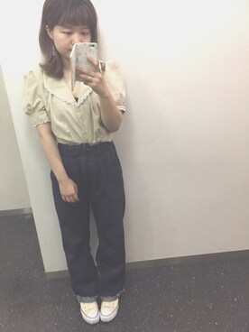「Lily Brown」｜「アイテム（PC・スマホグッズ/家電）」を使った、なつほさん（レディース・150cm）の夏コーディネート