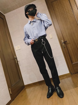 「韓国」｜「アイテム（財布/小物）」を使った、あむちゃん【相互】さん（メンズ・164cm）の春コーディネート