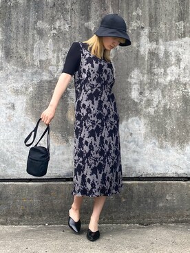 「AliExpress」｜「アイテム（ワンピース/ドレス）」を使った、まごまご🐟さん（レディース・162cm）の夏コーディネート