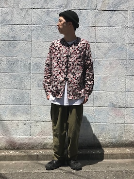 「Hender Scheme（エンダースキーマ）のアイテム（シューズ）」を使った、中野内孝哉【吾亦紅】さん（メンズ・165cm）の春コーディネート