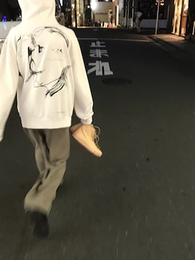 「Hender Scheme（エンダースキーマ）のアイテム（シューズ）」を使った、中野内孝哉【吾亦紅】さん（メンズ・165cm）の夏コーディネート