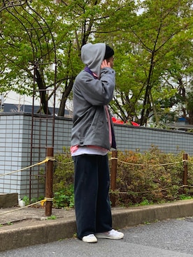 「アイテム（スウェットパンツ）」を使った、中野内孝哉【吾亦紅】さん（メンズ・165cm・20代）の春コーディネート