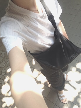 「しまむら（シマムラ）のアイテム（サンダル）」を使った、vivianさん（メンズ・165cm）の夏コーディネート