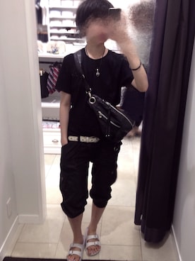 「しまむら（シマムラ）のアイテム（サンダル）」を使った、vivianさん（メンズ・165cm）の夏コーディネート