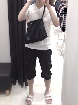 「しまむら（シマムラ）のアイテム（サンダル）」を使った、vivianさん（メンズ・165cm）の夏コーディネート