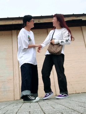 「Needles（ニードルス）のアイテム（バッグ）」を使った、とりぴぴさん（レディース・160cm）の秋コーディネート