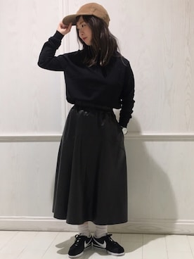 「unfil」｜「アイテム（帽子）」を使った、ito rさん（レディース・147cm）の夏コーディネート