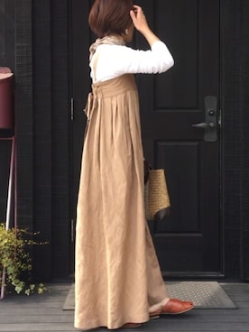 「リエディ」｜「アイテム（財布/小物）」を使った、naguさん（レディース・153cm）の春コーディネート