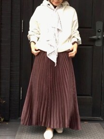 パーカー ameri   SCARF EGG HOODIE Ameri（アメリ）の「SCARF EGG HOODIE（パーカー）」 - WEAR
