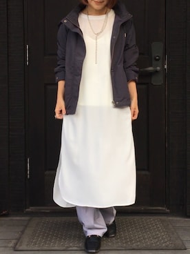 「SonnyLabel」｜「アイテム（マウンテンパーカー）」を使った、naguさん（レディース・153cm）の春コーディネート