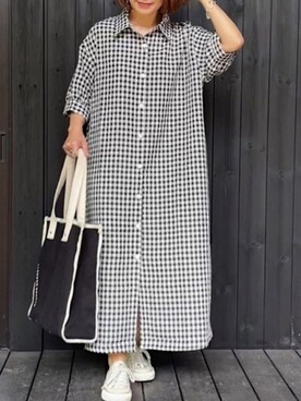 「PF-FLYERS（ピーエフフライヤーズ）のアイテム」を使った、naguさん（レディース・153cm）の夏コーディネート