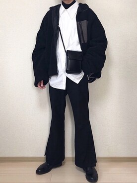 「unrelaxing（アンリラクシング）のアイテム（ブルゾン）」を使った、Haさん（メンズ・168cm）の秋コーディネート