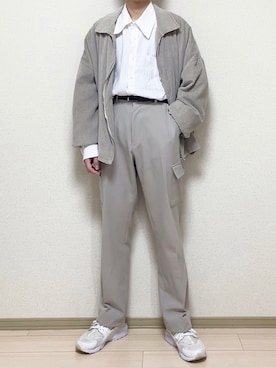 「unrelaxing（アンリラクシング）のアイテム（ブルゾン）」を使った、Haさん（メンズ・168cm）の冬コーディネート