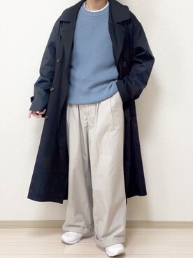 「unrelaxing（アンリラクシング）のアイテム（パンツ）」を使った、Haさん（メンズ・168cm）の春コーディネート
