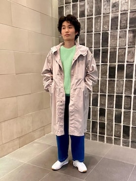 「UNITED ARROWS（ユナイテッドアローズ）のアイテム（その他アウター）」を使った、川口　哲平さん（メンズ・163cm）の冬コーディネート