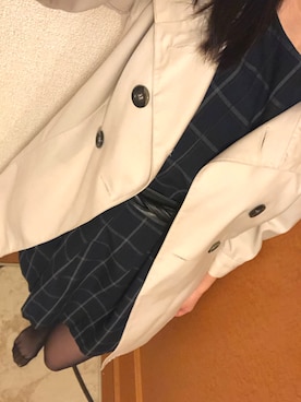 「PRASH NOTES（プラッシュノーツ）のアイテム（ジャケット/アウター）」を使った、みにまむさん（レディース・146cm）の春コーディネート