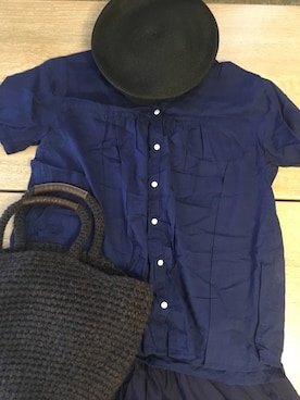 「Steven Alan（スティーブンアラン）のアイテム（ハンチング/ベレー帽）」を使った、nattsu_uさん（レディース・160cm）の秋コーディネート