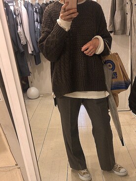 「Lilou（リル）のアイテム」を使った、しもっちさん（レディース・165cm）の春コーディネート