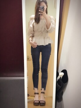 「nﾟ 44（ナンバーヨンジュウヨン）のアイテム」を使った、yuccoさん（レディース・161cm）の夏コーディネート