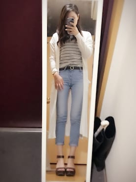 「nﾟ 44（ナンバーヨンジュウヨン）のアイテム」を使った、yuccoさん（レディース・161cm）の夏コーディネート