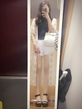 「nﾟ 44（ナンバーヨンジュウヨン）のアイテム」を使った、yuccoさん（レディース・161cm）の夏コーディネート