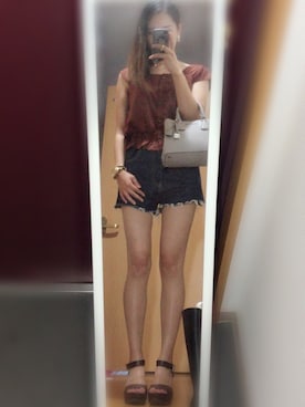 「アイテム（イヤリング）」を使った、yuccoさん（レディース・161cm・20代）の夏コーディネート
