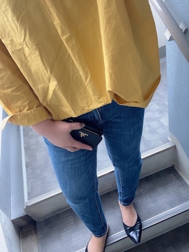 「PRADA（プラダ）のアイテム（財布/小物）」を使った、Hanada Akaneさん（レディース・154cm）の秋コーディネート