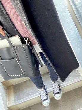 「JOURNAL STANDARD relume（ジャーナルスタンダード　レリューム）のアイテム（その他アウター）」を使った、Hanada Akaneさん（レディース・154cm）の冬コーディネート