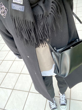 「JOURNAL STANDARD relume（ジャーナルスタンダード　レリューム）のアイテム（その他アウター）」を使った、Hanada Akaneさん（レディース・154cm）の冬コーディネート