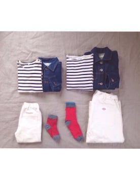 「JOURNAL STANDARD（ジャーナルスタンダード）のアイテム（ソックス/靴下）」を使った、kiikun*さん（キッズ・100cm）の春コーディネート