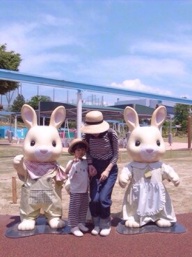 「遊園地」｜「アイテム（その他）」を使った、kiikun*さん（キッズ・100cm）の夏コーディネート