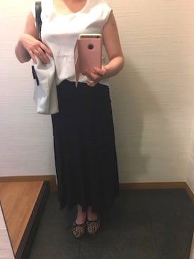 「DEVASTEE（ディバステ）のアイテム」を使った、sakuraさん（レディース・158cm）の夏コーディネート