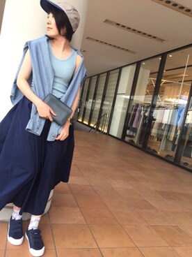 ran ranさん（レディース・157cm）の夏コーディネート